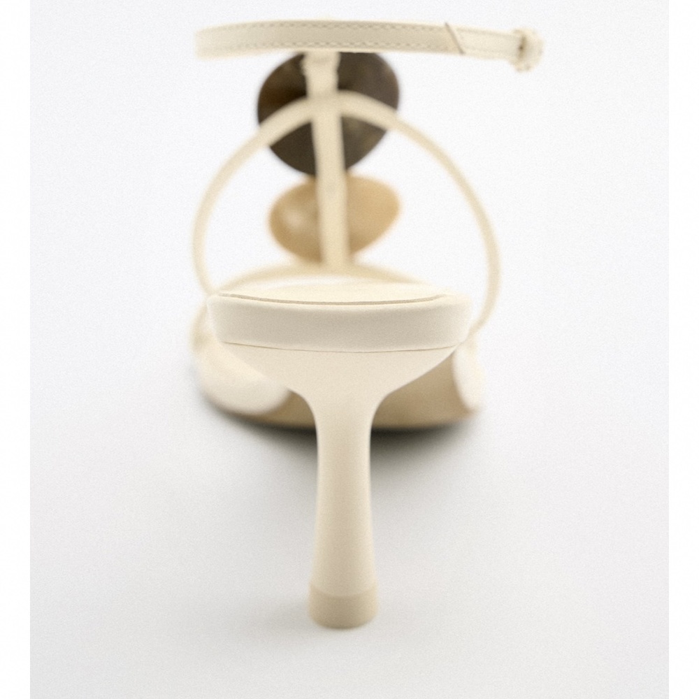 Zara mid-height heel sandals - Picture 6 of 10